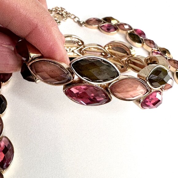 ANNE KLEIN | Jewelry Set Necklace and Bracelet Set | Rose Gold Brown - Picture 7 of 10